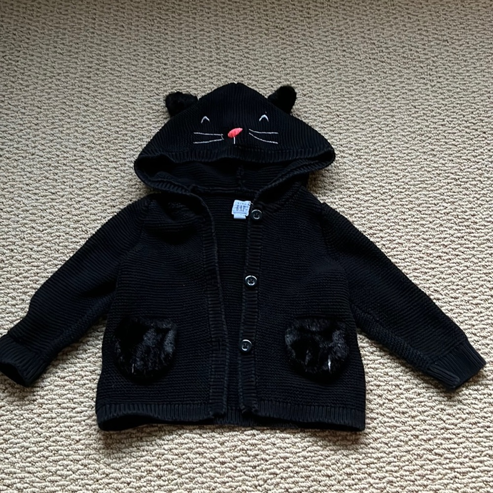 Gap kitten hoodie sweater